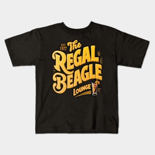 Regal Beagle Lounge Kids T-Shirt